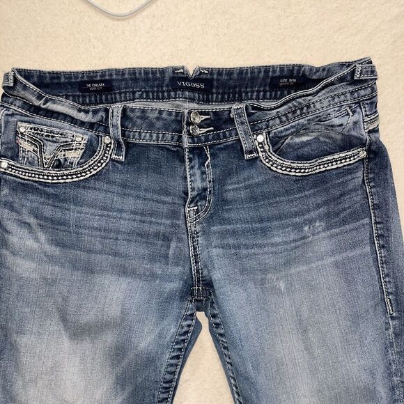 Vigoss Women's Blue Boot Cut Jeans - Picture 4 of 10